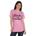 thumbnail image 1 of Inkmeso Embrasse-Moi Je Suis Vaccinée T-shirt Drôle Pro-Vaccin à Col Rond pour Femmes-9n, 1 of 8