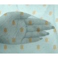 thumbnail image 4 of oneOone Viscose Chiffon Fabric Diamond & Triangle Geometric Printed Craft Fabric BTY 42 Inch Wide, 4 of 4