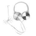 thumbnail image 2 of Casques d'Écoute, à la Mode Simple Couverture d'Oreille Douce Casque de Basse Métal Bandeau Réglable Télescopique pour MDR XB450AP, 2 of 8