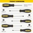 thumbnail image 2 of WorkPro Screwdriver & Bits Set -56 Piece,Cr-V, 2 of 5