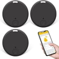 thumbnail image 2 of KEINXS 3 Pcs Traqueur d'Objets Portable Intelligent GPS pour Clés, Localisateur pour iOS/Android, Mini Étiquette Bluetooth Anti-Perte, Traqueur d'Objets pour Téléphone pour Enfants, Voiture, Portefeuille, Bagage, Animal, Noir, 2 of 7
