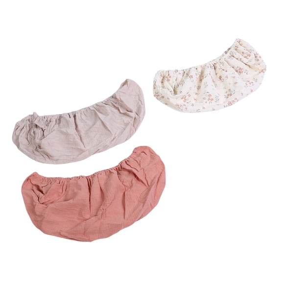 M Buder 3 Pcs Baby Crib Fitted Sheet Soft Cotton Breathable Washable Baby Bed Mattress Sheets (3 Pack, Multicolor Printed, 52 x 28 inches / 132 x 71 cm)