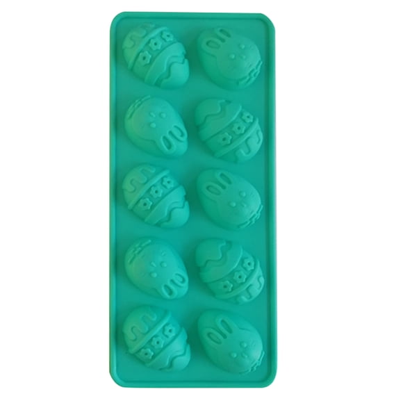 Easter Silicone 10 Cavity Mould DIY Chocolate Cupcake Cake Baking Lamb Cake for Baking Valentine's Small Metal Pans Rainbow Cake Stand Kids Baking Kits for Kids 9 - 12