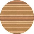 thumbnail image 1 of Ahgly Company Tapis d'Intérieur Ronds Transitionnels Orange Lavables à la Machine, 3 Pieds Rond, 1 of 7