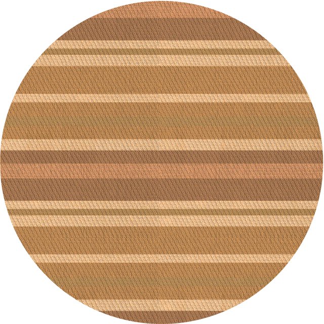 Ahgly Company Tapis d'Intérieur Ronds Transitionnels Orange Lavables à la Machine, 3 Pieds Rond