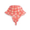 thumbnail image 3 of FlapJackKids - Winter Bucket Hat - Pink Buffalo Checkers - Medium 2 - 4Y, 3 of 3