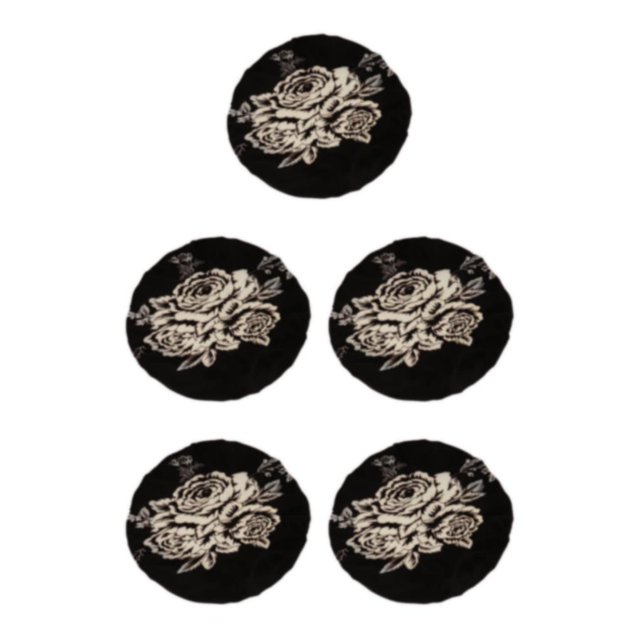 relayinert Fashionable Bar Stool Cover Round Swivel Seat Sleeve Salon Chair Type B16 5Set