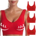 thumbnail image 2 of Birdeem 3 Pcs Soutien-Gorge Confortable Sans Armature Respirant pour Femmes, 2 of 12