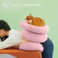 thumbnail image 4 of Neck Pillows for Sleeping,Cats Belly Pillow Neck Protection Pillow Core to Help Sleep Cervical Pillow Knitted Super Soft Pillow Cats Belly Pillow 500G,Neck Pillow for Sleeping, 4 of 7