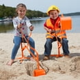 thumbnail image 3 of The Big Dig Special Edition Sand Digger Excavator w/ 360 Degree Rotation, Orange, 3 of 10