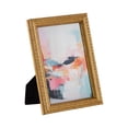 thumbnail image 3 of DesignOvation Salsita 5" x 7" Beaded Antique Gold Tabletop Picture Frame, 3 of 10