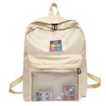 thumbnail image 2 of AMERTEER Tailored Large Capacity Solid Color Waterproof Nylon Casual Backpack School Bag, 2 of 6