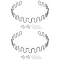 thumbnail image 1 of Unique Bargains 2Sets Upholstery Spring Replacement Kits, 33.46" Sagging Cushions Repair Kit with Clips Nails for Furniture, 1 of 7