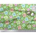 thumbnail image 2 of Soimoi Velvet Fabric Artistic Floral Decor Fabric Printed Yard 58 Inch Wide, 2 of 3