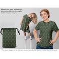 thumbnail image 5 of oneOone Rayon Dark Green Fabric Paisley Sewing Craft Projects Fabric Prints By Yard 56 Inch Wide, 5 of 5