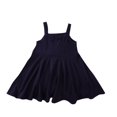 thumbnail image 2 of NJDVHB Robe d'Été pour Tout-Petit, Robe de Plage pour Fillette, Robe de Fête pour Fille, Robe Sans Manches Imprimée pour Fille, Robe de Princesse à la Mode et Décontractée, Bleu, 90, 2 of 3