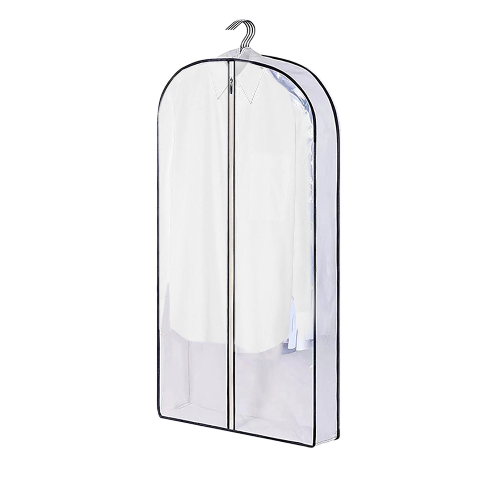 Birdeem Garment Bag Suit Bag for Closet Storage and Travel Foldable Garment Bag with Two Transparent Window for Hanging Clothes Travel Suit Bag for Suits Skirts Jacket