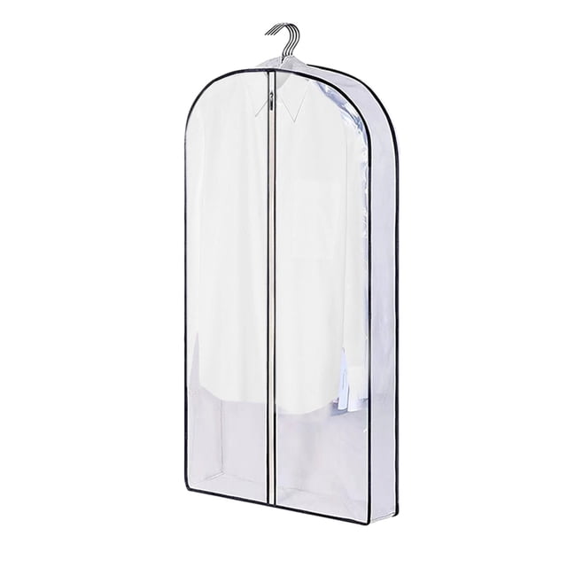 Birdeem Garment Bag Suit Bag for Closet Storage and Travel Foldable Garment Bag with Two Transparent Window for Hanging Clothes Travel Suit Bag for Suits Skirts Jacket