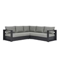 thumbnail image 4 of Modway Tahoe Sectionnel de Mobilier de Patio Extérieur 3 Pcs, Gris, 4 of 9