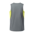 thumbnail image 5 of JDQJBZ Men's Tank Undershirts Solid Color Crew Neck Ice Silk Cool Tops, 5 of 5