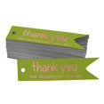 thumbnail image 1 of Inkdotpot Rose Gold Foil Paper Hang Tags Thank You For Celebrating With Me Birthday Favor Tags 100 Pieces, 1 of 6