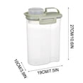 thumbnail image 3 of Meitianfacai Airtight Food Storage Containers, Kitchen Airtight Jars With Lid Storage Box, Stackable Food Containers Kitchen Cabinets Organize Pet Food Treats, 3 of 4
