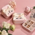 thumbnail image 3 of Personalized Jewelry Box for Women - Cute Pink Travel Accessories Essentials, College Graduation Gift, Room Decor, 3 of 7