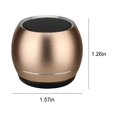 thumbnail image 3 of HOARBOEG Haut-Parleur Bluetooth en Métal, Mini Haut-Parleur, Haut-Parleur Bluetooth Portable pour l'Extérieur avec Caisson de Basses, Qualité Sonore Hi-Fi, Réduction de Bruit Intelligente Liquidation Cadeaux des Fêtes, 3 of 6