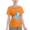 thumbnail image 2 of Women's Basic Short Sleeve T-Shirt One Piece Karp, 2 of 6