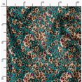 thumbnail image 2 of Soimoi Green Velvet Fabric Leopard Animal Skin Print Sewing Fabric Yard 58 Inch Wide, 2 of 6
