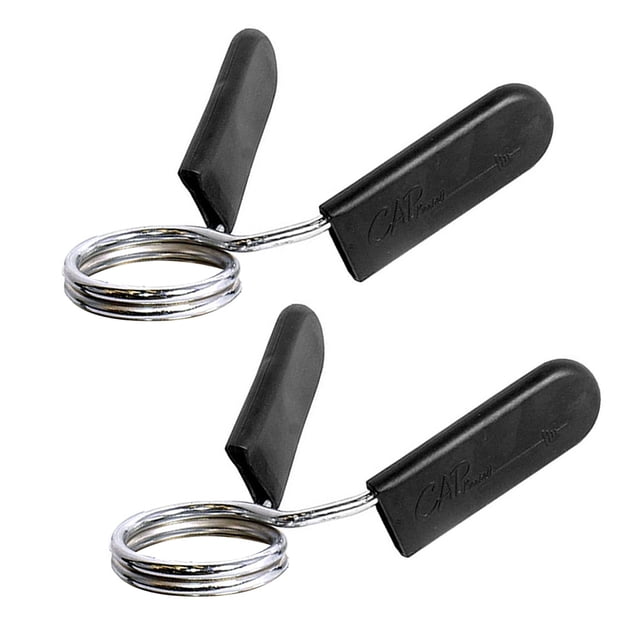 2pcs Barbell Spring Clamps Workout Weightlifting bar spring collars; Fitness Quick Release Weight Bar Locks Clips, 25mm
