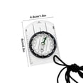 thumbnail image 3 of Outdoor Navigation Compass,Acrylic Map Scale Compass with Lanyard for Hiking Trekking Survival Gear,SouMaox, 3 of 6