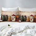 thumbnail image 3 of Erosebridal Rustic Kitchen Fitted Sheet Set Twin, Country Farmhouse Bed Cover, Lightweight 2-Piece, 3 of 5