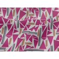 thumbnail image 4 of oneOone Viscose Jersey Fabric Triangle & Line Geometric Fabric Prints By Yard 60 Inch Wide, 4 of 5