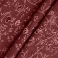 thumbnail image 4 of Mefallenssiah Blouse à Manches Courtes pour Femmes Grande Taille, Col en V, Imprimé, Rouge P, 4 of 8