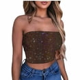 thumbnail image 2 of Tube Tops, Womens Printed Strapless Yoga Exercise Chest Wrap Pullover, 2 of 4