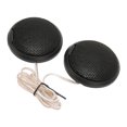 thumbnail image 2 of Pair Car Mini Dome Tweeter 20W 105dB Round Speaker Stick On Flush Mount Universal Accessory, 2 of 14