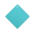 thumbnail image 4 of ziyahi Heats Insulation Table Mat Dish Plate Pot Pad Square Coaster Nonslip Placemat Desk Countertop Protector Kitchen Draining Lake Blue, 4 of 5