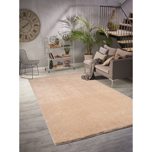 LaDole Rugs 3x10 ft Fluffy Shaggy Area Runner Rug | Machine Washable Long Carpet For Hallway, Kitchen, Entry Way, Indoor Floor Décor | Rose Pink