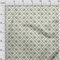 thumbnail image 2 of oneOone Polyester Lycra Fabric Diamond|Leaves & Rose Floral Decor Fabric Printed BTY 56 Inches Wide, 2 of 4
