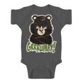 thumbnail image 1 of Justaucorps Ourson Grrrumpy pour Tout-Petits - Charbon - 24 Mois, 1 of 1