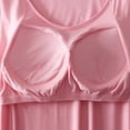 thumbnail image 3 of Timegard Robe de Nuit pour Femmes Pyjama 3 Pcs Col Rond Manches Courtes Ample Confortable Mi-Longue Robe de Maison, 3 of 3
