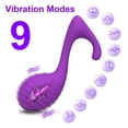 thumbnail image 1 of Vibrateurs de Gode pour Femmes Orgasme Application Sans Fil Télécommande Culottes à Point G Vibrantes Violet, 1 of 6