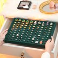 thumbnail image 4 of Xingzhi Exquisite Craft And Wide Display Space Jewelry Organizer For Jewelry Display No Damage To Jewelry Black 1Set, 4 of 6