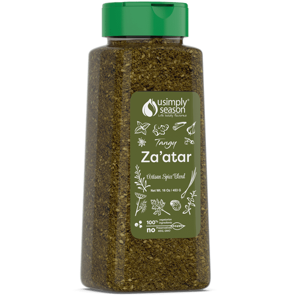 USimplySeason Zaatar Tangy Spice Blend - Zesty Middle Eastern Herb and Spice Mix, 453g