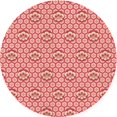 thumbnail image 1 of Ahgly Company Machine Washable Indoor Round Transitional Crimson Red Area Rugs, 4' Round, 1 of 7