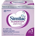 thumbnail image 1 of Similac Alimentum Préparation pour Bébés Hypoallergénique, Préparation pour Nourrissons, 0+ Mois, 4x237 ml Bouteilles Prêtes à l'Emploi, 1 of 7