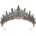 thumbnail image 1 of Diadème en Strass Mariage Diadème de Mariée Couronne Bal Banquets Coiffe pour Femmes, 1 of 8