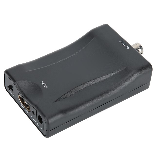 Tbest Convertisseur Vidéo BNC Portable Compatible avec Systèmes PAL/NTSC