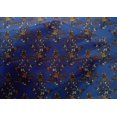 thumbnail image 4 of oneOone Cotton Silk Fabric Leaves & Floral Block Printed Craft Fabric BTY 42 Inch Wide, 4 of 4